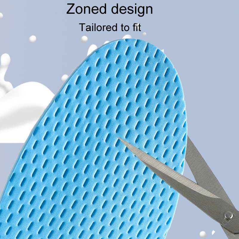 1pair Summer Thin Anti-Odor Sweat Insole Unisex Breathable Soft Shoes Insoles, Size: 43-44(Beig