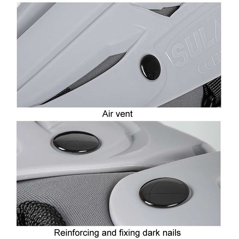 SULAITE Motorcycle Outdoor Riding Breathable Protective Equipment, Color: 2pcs /Set Elbow Pads Gray