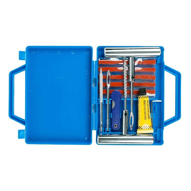 8 In 1 Car Tire Repair Tool Set Motorcycle Vacuum Tire Emergency Fast Repair Toolkit