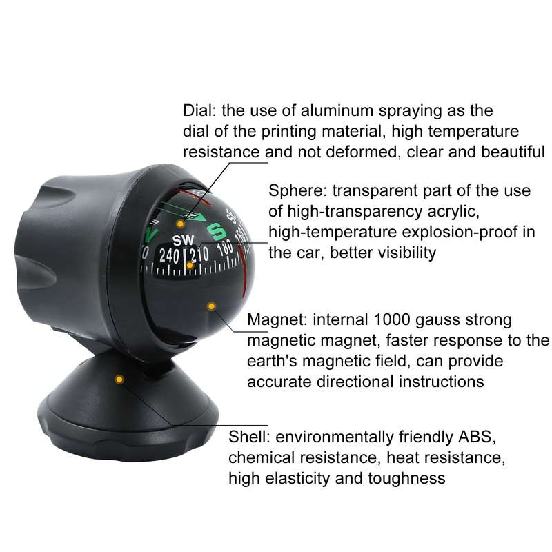 Outdoor Guide Ball Car Interior Ornament Guide Ball(English Version)