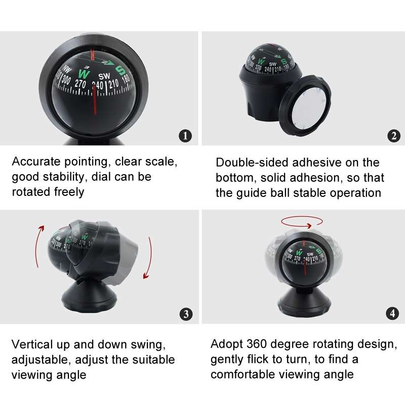 Outdoor Guide Ball Car Interior Ornament Guide Ball(English Version)