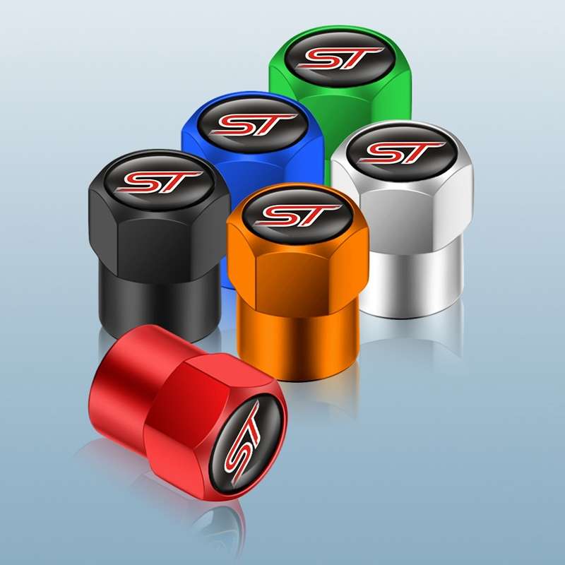 4pcs /Set Car Valve Cap Motorcycle Tire Decoration, Color: Blue
