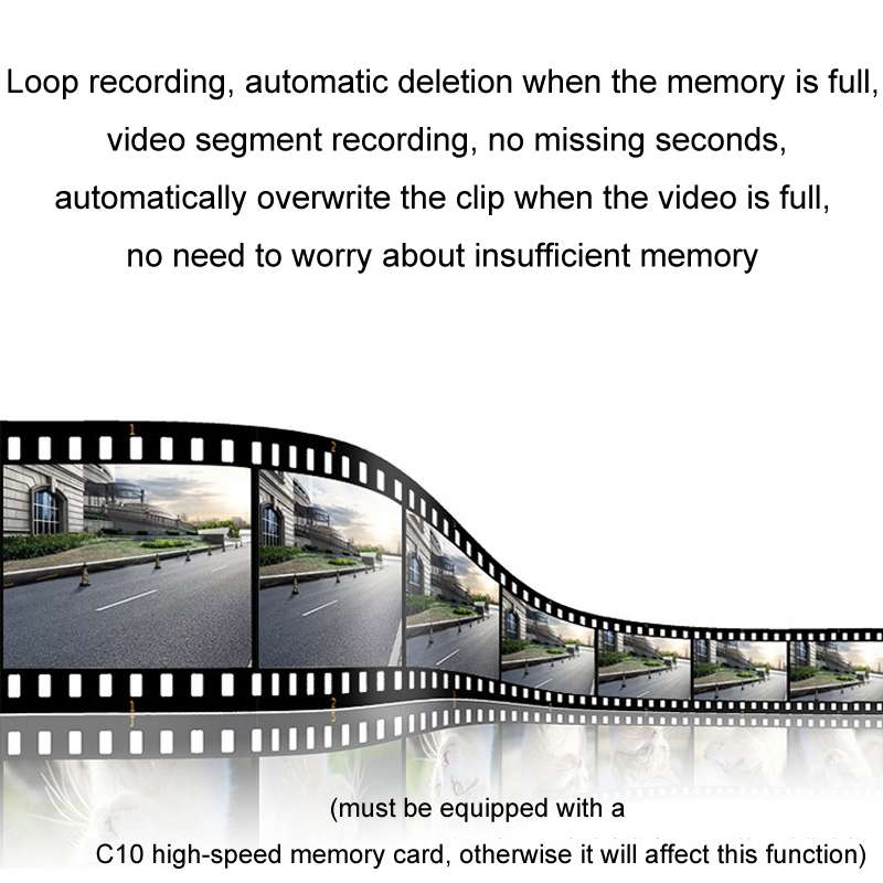 Android ADAS HD Night Vision 1080P USB Driving Recorder, Model: Single Lens(16G Memory Card)