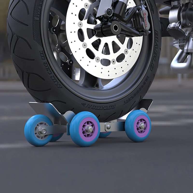 Motorcycle Moving Trailer Device Flat Tire Booster Emergency Electric Vehicle Tractor, Color: Silver