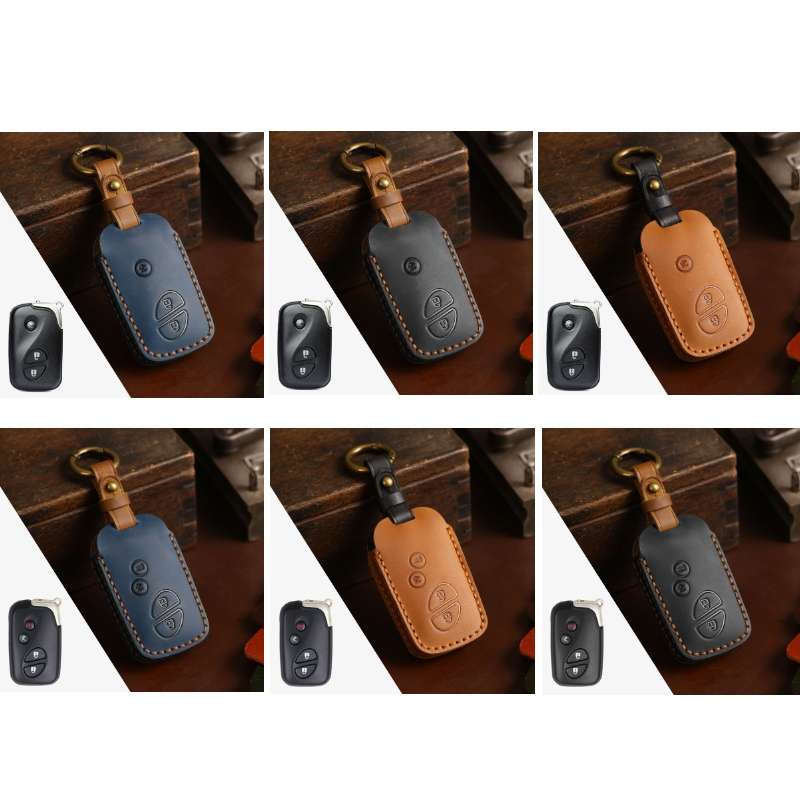 For Lexus RX270/ES240/LX570 Hallmo Car Key Cover, Color: 4 Keys Blue
