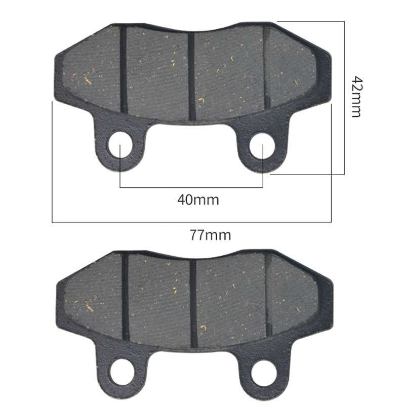 2pcs /Pair Motorcycle TBT Brake Pads Electric Vehicle Disc Brake Pads Battery Car Parts Dual Pump CB