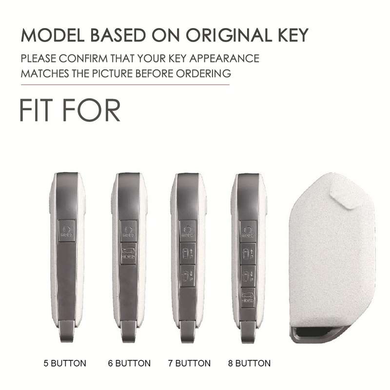 For Kia 2024 Hallmo Car Key Protective Cover, Color: 7 Keys Blue