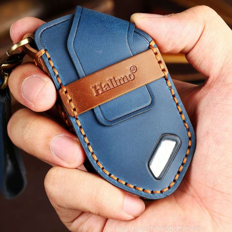 For Kia 2024 Hallmo Car Key Protective Cover, Color: 7 Keys Blue