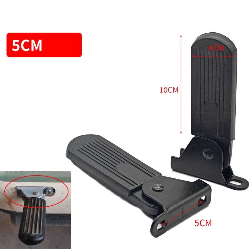 Electric Vehicle Folding Front Footrest Electric Moped Front Pedal, Model: 5cm Iron
