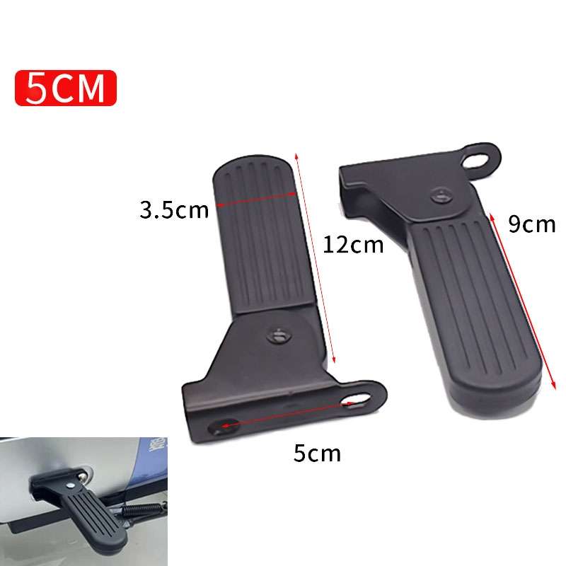 Electric Vehicle Folding Front Footrest Electric Moped Front Pedal, Model: 5cm Nylon