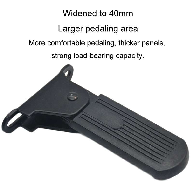 Electric Vehicle Folding Front Footrest Electric Moped Front Pedal, Model: 5cm Iron