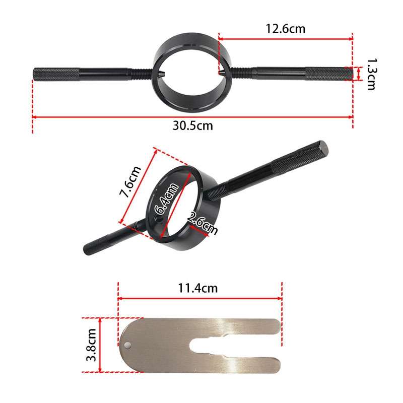 Universal Motorcycle Fork Spring Compressor Tool Kit For Most Upside Down Sreetbike Forks