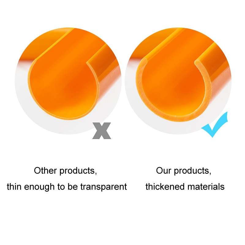 For BMW Bumper Color Change Silicone Decorative Strip, Color: Yellow A