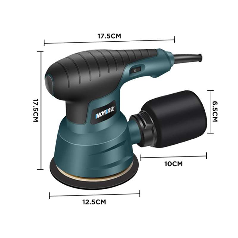 8pcs /Set US Plug MOYI Small Polishing Sandpaper Machine Woodworking Electric Disc Sander