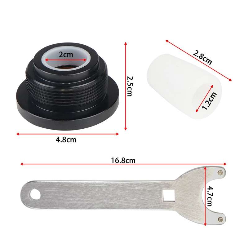 For Seastar HS5157 Boat Front Mount Hydraulic Steering Cylinder Seal Kits Wrench Tool(Orange Inner R