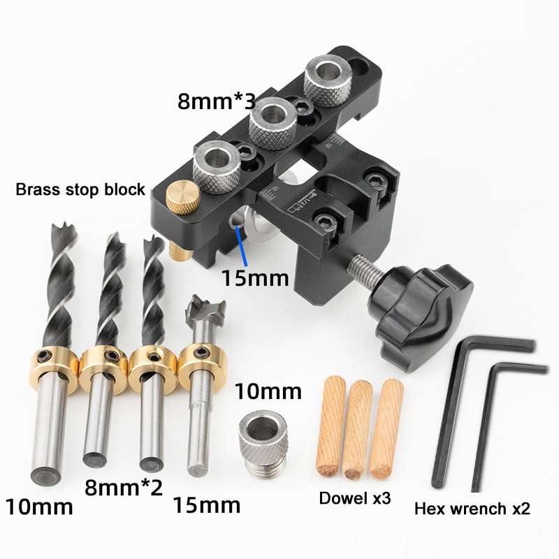 Ganwei 3 in 1 Mini Woodworking Positioning Punch Embedded Parts, Model: MG0-001-0048-A