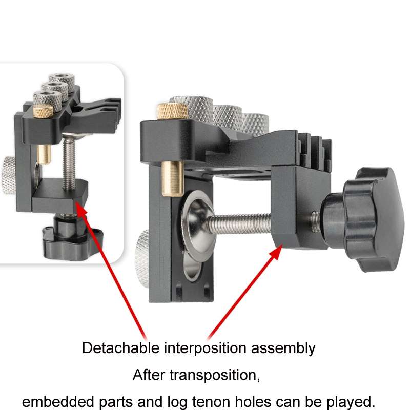Ganwei 3 in 1 Mini Woodworking Positioning Punch Embedded Parts, Model: MG0-001-0048-B