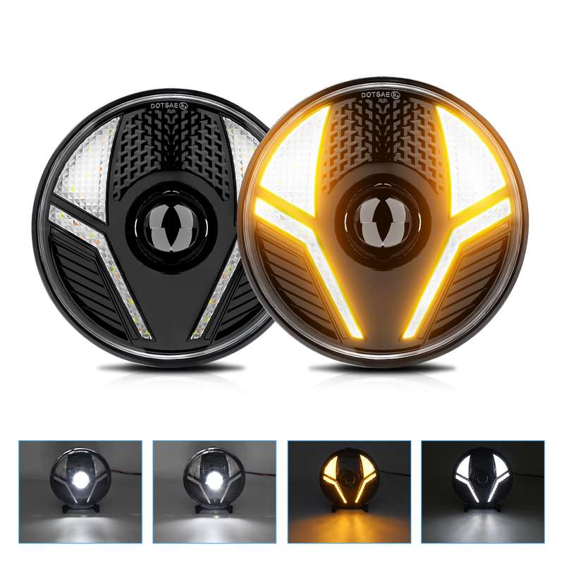7 inch Beetle Style High-power Car Headlights For Wrangler(R14)