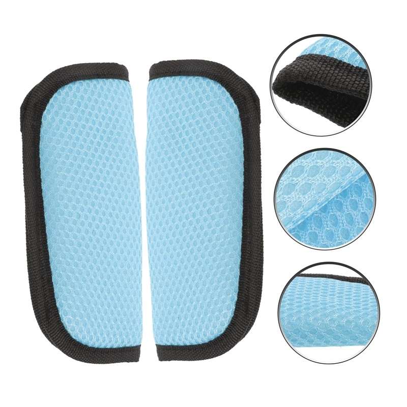 Car Shoulder Pad Holder Child Seat Belt Shoulder Guard, Color: Sky Blue