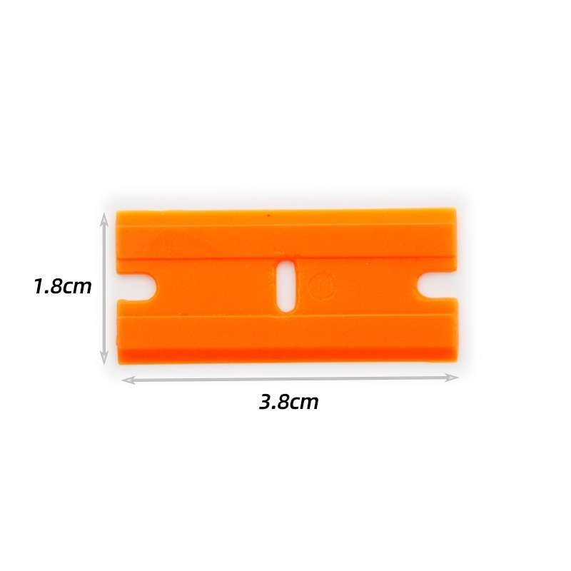 100pcs /Box Scraper Replace UV Glue Plastic Double-sided Scraper Blade