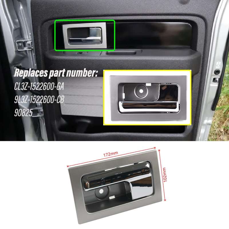 For 2009-2014 Ford F150 9L3Z1522600CB Door Handle Modification Accessories, Style: Left Side