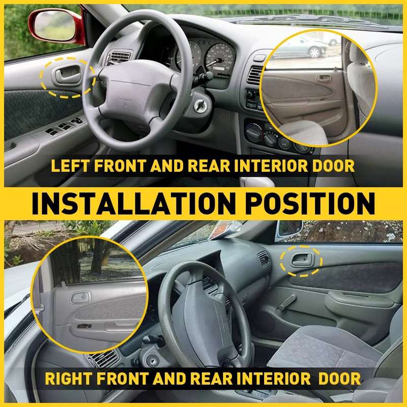 For Toyota Corolla Door Inner Handle Modification Accessories, Specifications: RH+LH x 2