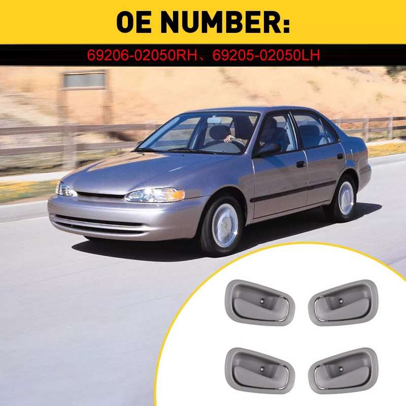 For Toyota Corolla Door Inner Handle Modification Accessories, Specifications: RH+LH x 2