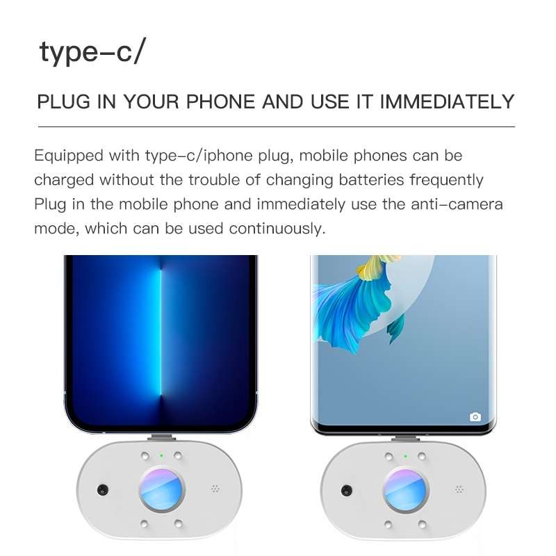 Mobile Phone Infrared Anti-Voyeur Camera Detector(8 Pin)