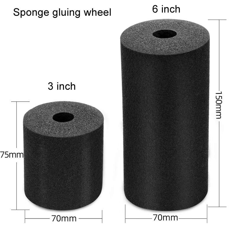 MYTEC Manual Glue Applicator Roller Type Gluer Small Manual Gluing Machine, Style: 3 inch Adjustable