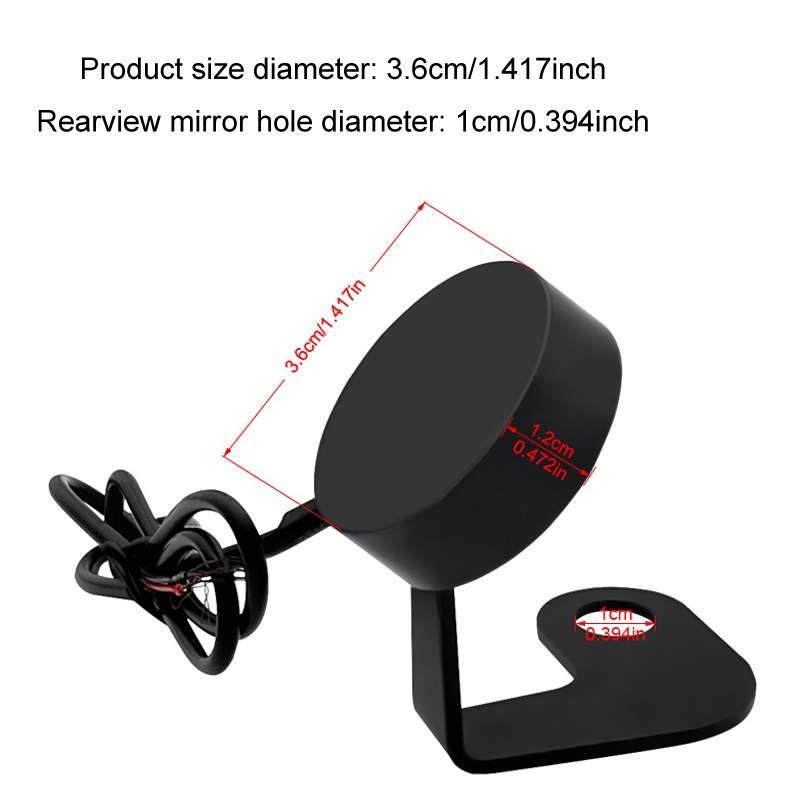 Morfayer Motorcycle Dual Display Intelligent Alarm Power Meter, Model: Water Temperature Meter(Rando