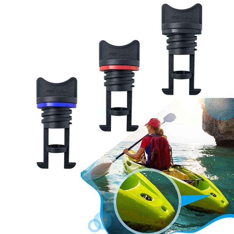BSET MATEL 19mm Nylon Marine Drain Plug Bilge Outlet Plug(Blue)