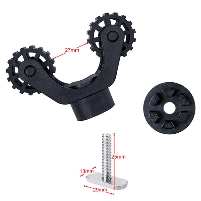 Canoe Paddle Fishing Rod Holder Rail Bracket Kayak Accessories, Specification: 12 Inch Rail