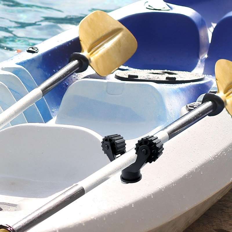 Canoe Paddle Fishing Rod Holder Rail Bracket Kayak Accessories, Specification: 12 Inch Rail