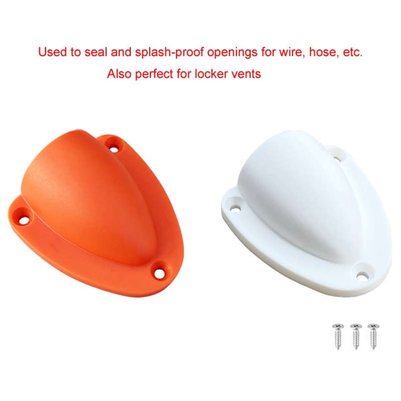 Marine Plastic Air Outlet Vents Water Outlet Cover Caps, Color: Small White