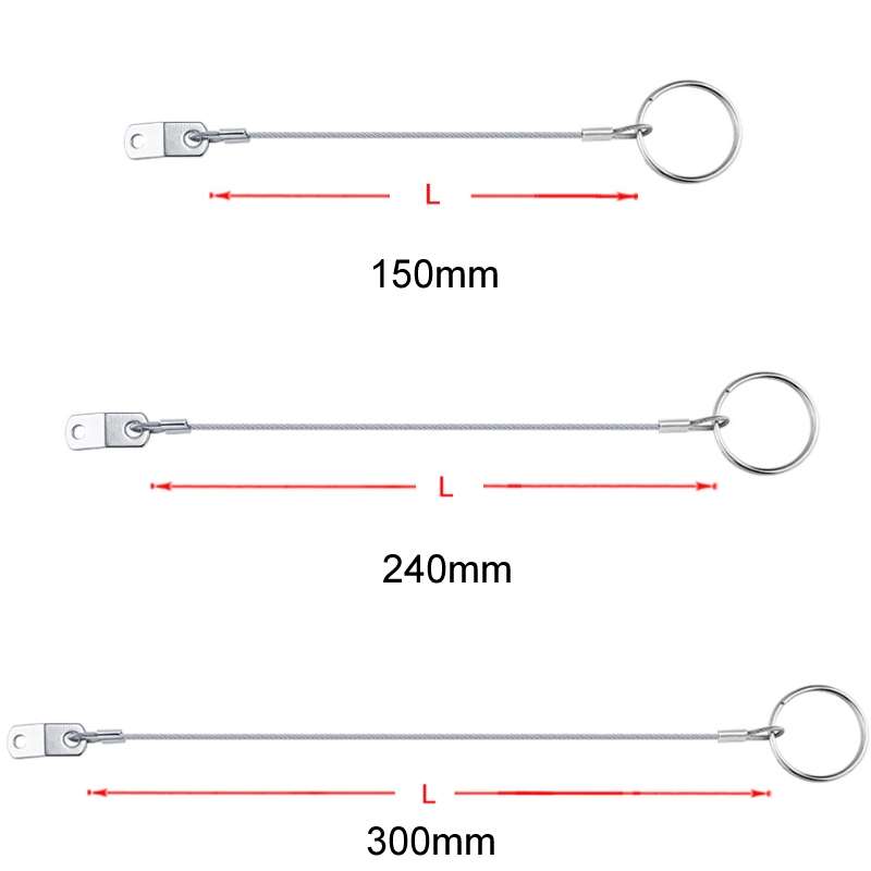 4.5mm 316 Stainless Steel Marine Hardware Spring Safety Stop, Specifications: Safety Pin