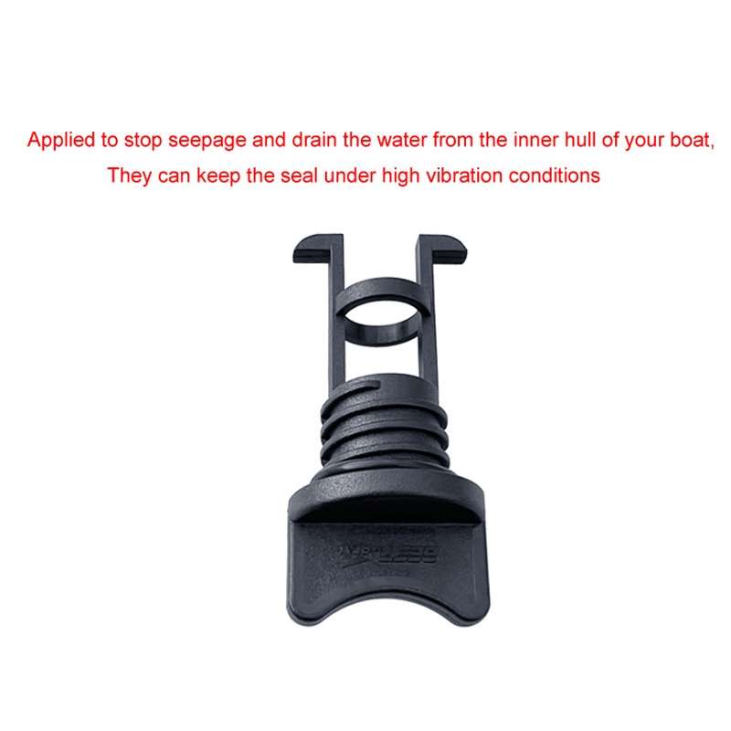 BSET MATEL 2pcs 17mm Nylon Marine Drain Plug Bilge Outlet Plug