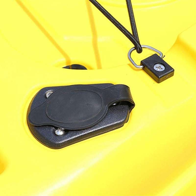6pcs Fishing Kayak Backrest Elastic Rope Square D-ring Buckle