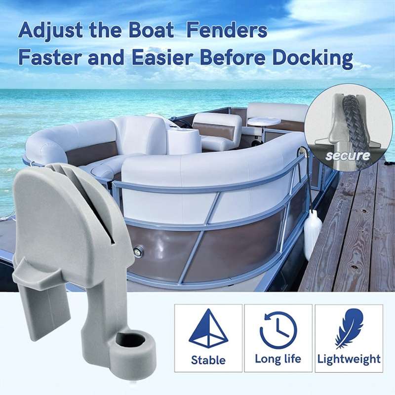Marine Buoy Anti-collision Ball Clip Fender Buffer Hook(Gray)