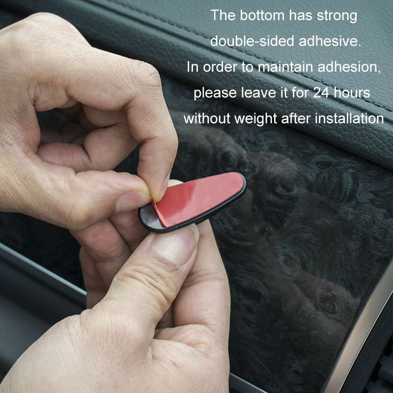 4pcs /Set Car Dashboard Adhesive Multifunctional Small Hook(Beige)