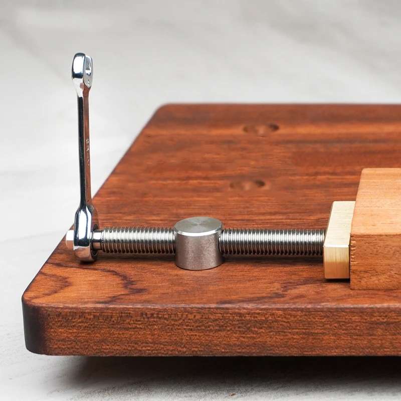 Woodworking Adjustable Desktop Vise Dowel Fast Fixed Clip Clamp Ratchet, Style: 20mm Silver