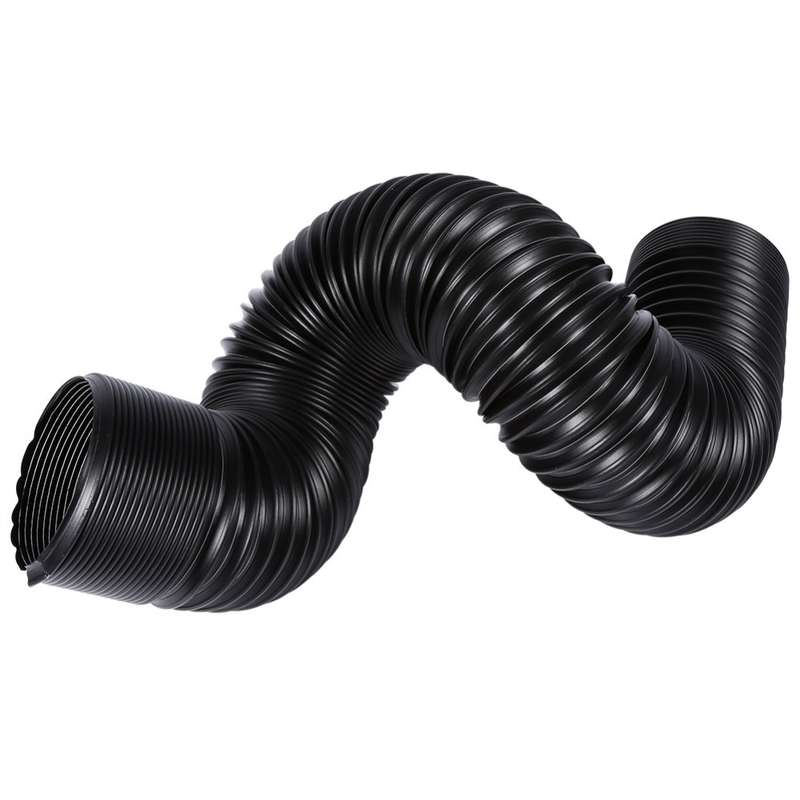 Carbon Fiber Air Intake Bellows Air Filter Kit Car Modification(Without Turbo Fan)