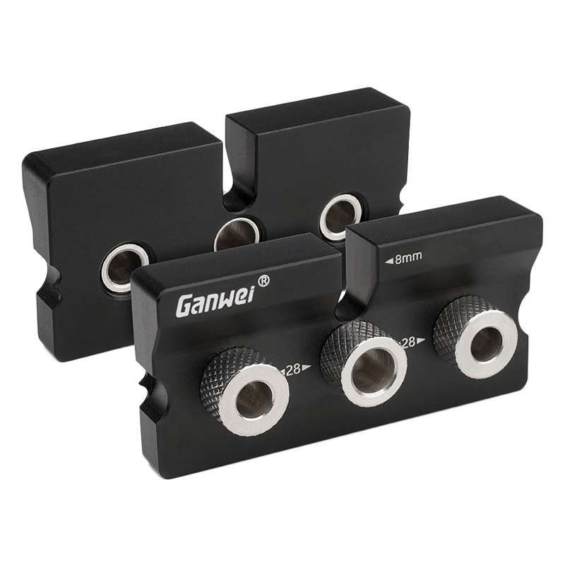 Ganwei MG0-001-0020 3 In 1 Punch Locator Woodworking Positioning Fixture Drilling Wood Doweling Jig