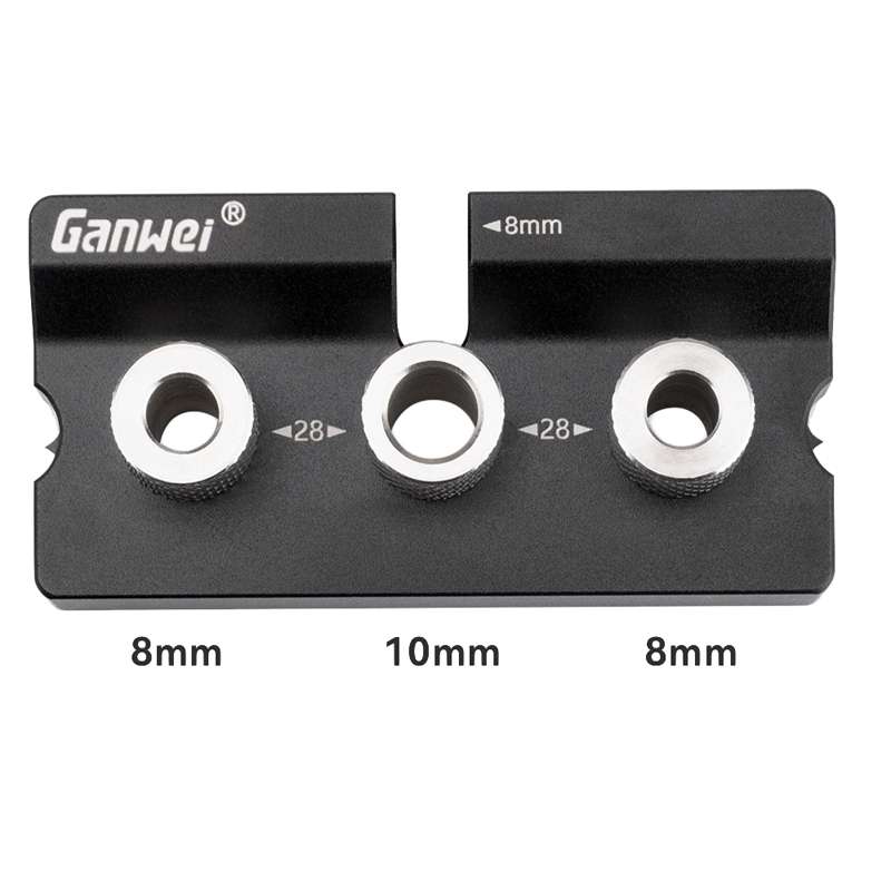 Ganwei MG0-001-0020 3 In 1 Punch Locator Woodworking Positioning Fixture Drilling Wood Doweling Jig