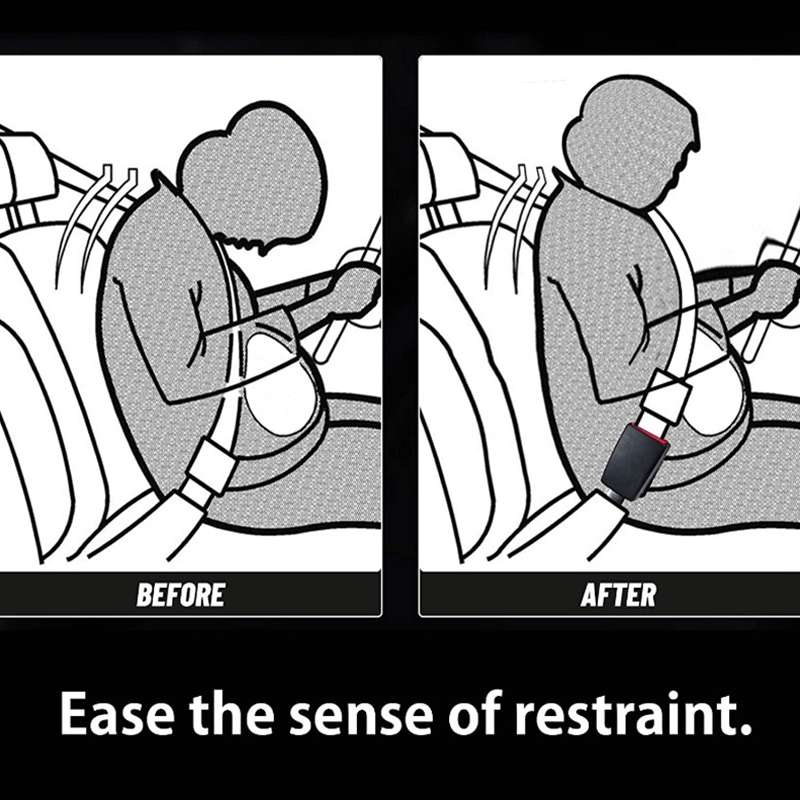 Car Seat Child Pregnant Woman Safety Belt Adjustable Extender, Length: EU/US Mini 23cm