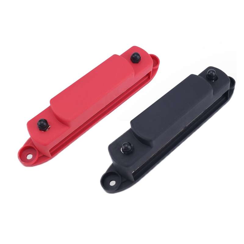 M6 RV Yacht High Current 6-column 250A Base Busbar, Color: Red