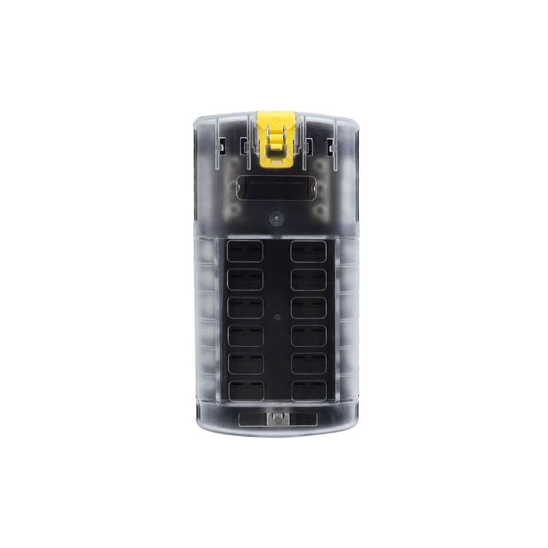 RV Yacht 12-way LED Insulated Flame-retardant Fuse Holder Box with Wire(Configuration 4)