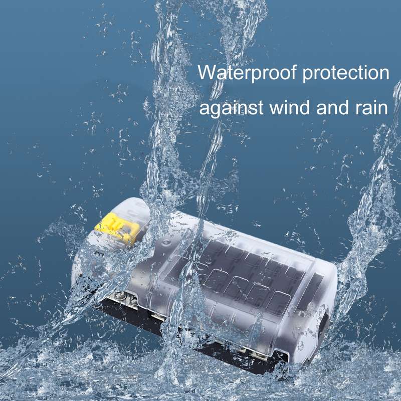 RV Yacht 12-way LED Insulated Flame-retardant Fuse Holder Box with Wire(Configuration 4)