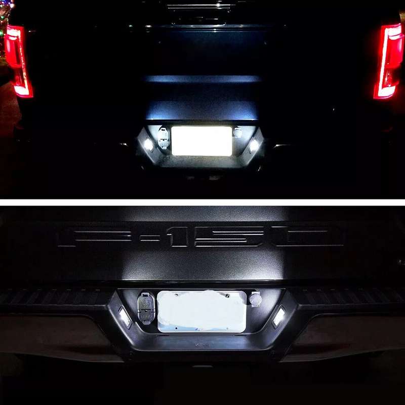 2pcs For 2015 Ford F150 Raptor LED License Plate Light
