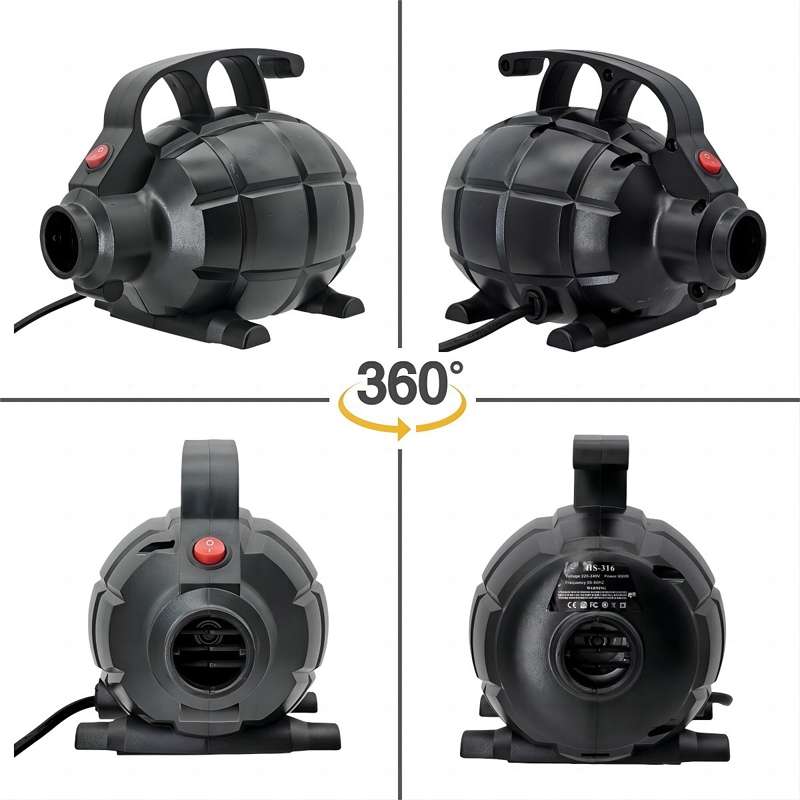 Electric Air Pump Household Inflatable Pump 600W High Power Electric Inflator, Plug: EU Plug
