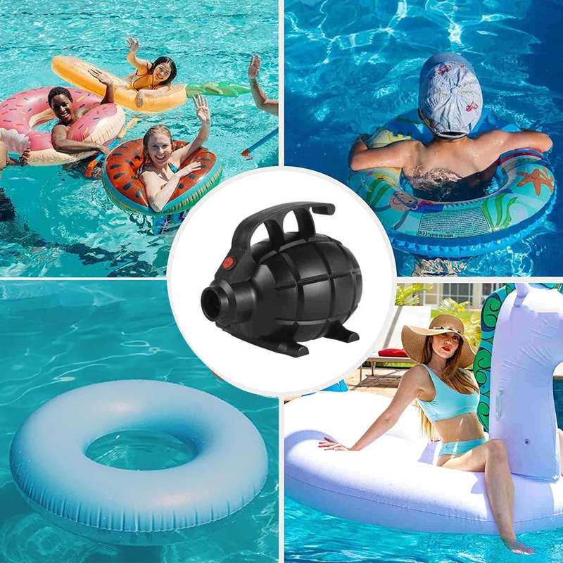 Electric Air Pump Household Inflatable Pump 600W High Power Electric Inflator, Plug: EU Plug